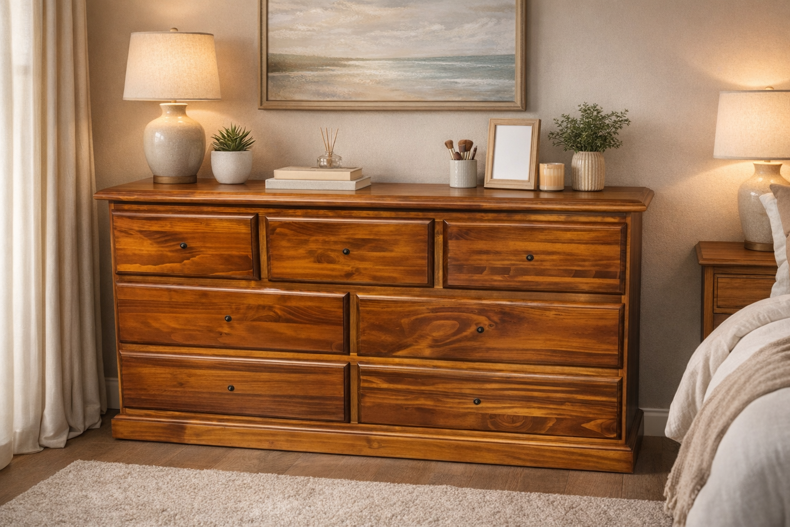 Susie 7 Drw Dresser With Mirror